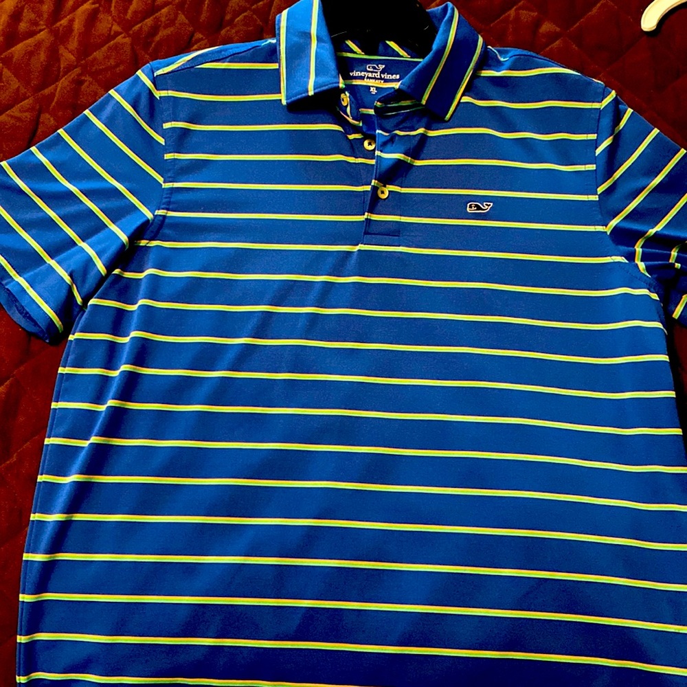 Vineyard Vines performance polo.